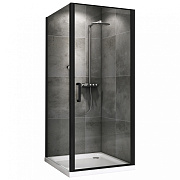 Угловое ограждение Abber Sonnenstrand AG04090B-S100B 195х100см стекло прозрачное