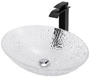 Раковина накладная Abber GLAS AK2303 50х35,5см