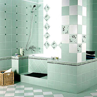 Настенная плитка KERAMA MARAZZI 5281 аквамарин светлый 20х20см 1,04кв.м. матовая