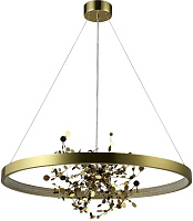 Люстра подвесная CRYSTAL LUX GARDEN GARDEN SPLED+4 D800 GOLD 300Вт 5 лампочек G9/LED