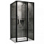 Угловое ограждение Abber Sonnenstrand AG04120BS-S90B 195х90см стекло прозрачное