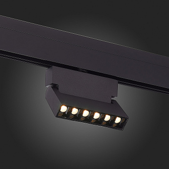 Магнитный трековый светильник ST Luce ANDRE ST362.446.06 6Вт LED чёрный