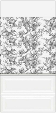 Настенная плитка KERAMA MARAZZI 14008R белый панель обрезной 40х120см 1,44кв.м. матовая