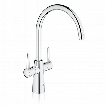 Смеситель для кухни GROHE Ambi 30189000 высокий излив хром