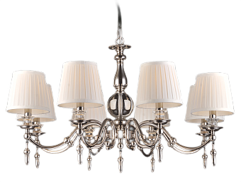 Люстра подвесная Newport 31700 31708/C без абажуров 60Вт 8 лампочек E14