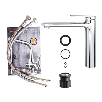 Смеситель для раковины Maxonor MN1171 хром