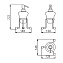 Дозатор Huber Croisette 4030.01H.CR хром