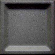 Настенная плитка WOW Essential 105137 Inset Black Matt 12,5х12,5см 0,587кв.м. матовая