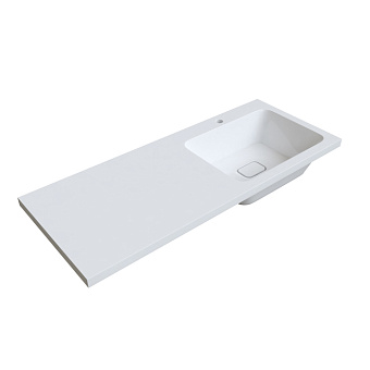 Раковина над стиральной машиной IDDIS Optima Home 480120Ri28 120х48см