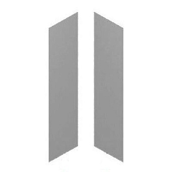 Настенная плитка WOW Subway Lab 101165 Chevron B Ash Grey Matt 5х23см 0,263кв.м. матовая