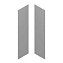 Настенная плитка WOW Subway Lab 101165 Chevron B Ash Grey Matt 5х23см 0,263кв.м. матовая