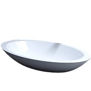 Раковина накладная SALINI CALLISTA 1101202SM S-Stone матовая 57,5х35см