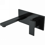 Смеситель для раковины Boheme Qubic 475-B чёрный