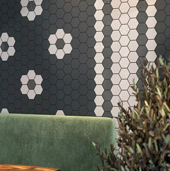 Матовый керамогранит KERAMA MARAZZI Агуста 1333S чёрный натуральный 9,8х9,8см 0,96кв.м.