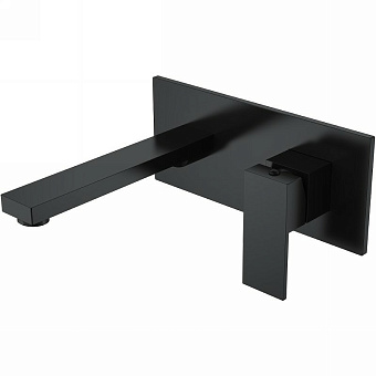 Смеситель для раковины Boheme Qubic 475-B чёрный