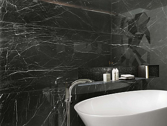 Керамическая мозаика FAP CERAMICHE Roma Diamond fNJM Nero Reale Gres Micromos 30х30см 0,54кв.м.