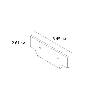 Коннектор Arte Lamp A631005E белый для однофазного трека