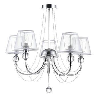 Люстра подвесная Freya Beverly FR5661-PL-05-CH 40Вт 5 лампочек E14