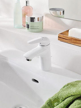 Смеситель для раковины GROHE Eurostyle Solid 23707LS3 белая луна