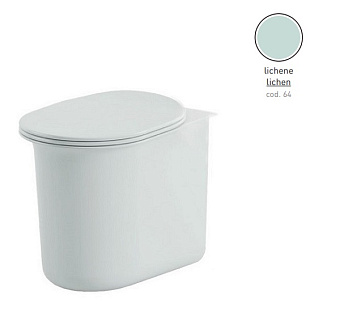 Унитаз приставной ArtCeram Chic CHV002 64 00 безободковый