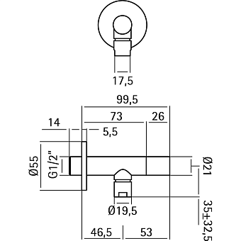 Вентиль запорный Huber ZB002930D1