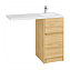 Тумба под раковину напольная Акватон Лондри 1A267001LH0C0 49,6х42х86см