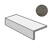 Плитка для ступеней Atlas Concord Италия Axi ANMP Grey Timber Elemento L Strutturato 90х22,5см 0,203кв.м. неполированная