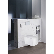 Унитаз подвесной Azario Quadro AZ-0048 безободковый с микролифтом