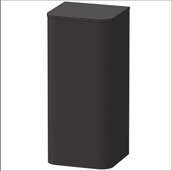 Пенал подвесной Duravit Happy D.2 HP1260L8080 36х40х88см супер матовый графит