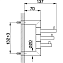 Крючок Cisal System SY09070021 хром