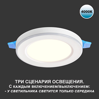 Светильник точечный встраиваемый Novotech SPOT 359014 SPAN 16Вт LED