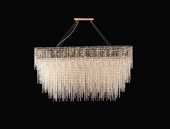 Люстра хрустальная Newport 10900 10928/C gold 60Вт 28 лампочек G9