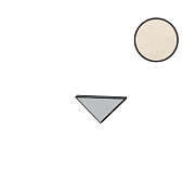 Вставка Atlas Concord Италия Lims A3WL Ivory Corner A.E. 1х1см 0,002кв.м.