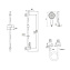 Душевой гарнитур CAPRIGO PARTS 98-570-NER чёрный