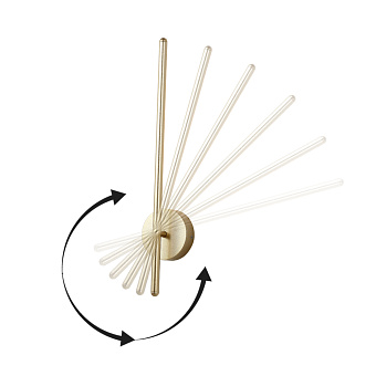 Бра CRYSTAL LUX VERDE VERDE AP L700 GOLD 10Вт LED