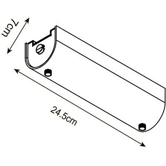 Подсветка для зеркал Arte Lamp TRATTO A4101AP-1WH 40Вт E14
