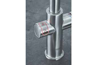 Смеситель для кухни GROHE Red II Duo 30327DC1 высокий излив нержавеющая сталь