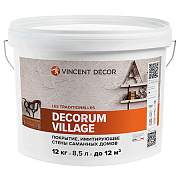 Декоративное покрытие VINCENT DECOR Decorum Village Покрытие, имитирующее стены саманных домов 12кг
