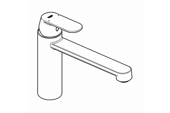 Смеситель для кухни GROHE Eurosmart Cosmopolitan 30193000 поворотный излив хром