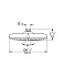 Верхний душ GROHE Tempesta 26410EN0 никель