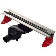 Щелевой душевой трап BERGES SUPER SLIM 091178 500 53х31,2см горизонтальный сток