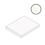 Плитка для ступеней Atlas Concord Италия Marvel Shine A45H Calacatta Prestigio Scalino Angolare Silk 37,5х37,5см 0,141кв.м. сатинированная