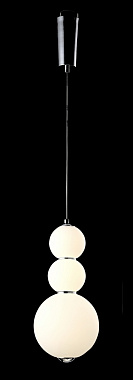 Светильник подвесной CRYSTAL LUX DESI DESI SP3 CHROME/WHITE 12Вт LED