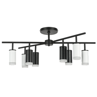 Люстра потолочная Lightstar Rullo LR7283643740 50Вт 8 лампочек GU10