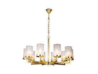 Люстра подвесная Newport 65000 65010/C gold 60Вт 10 лампочек E14