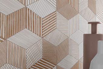 Полированный керамогранит WOW Mud 117398 Diamond Paths 13,9х23,95см 0,466кв.м.