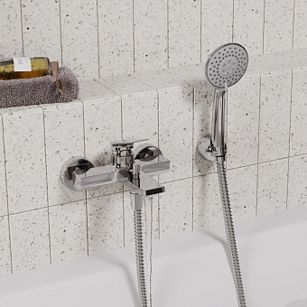 Смеситель для ванны WASSERKRAFT Lopau 3201 хром
