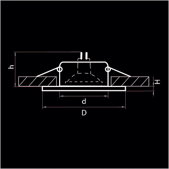 Светильник точечный встраиваемый Lightstar Anello 2240 50Вт G5.3/GU5.3