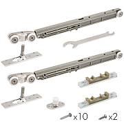 Комплект роликов ARMADILLO Comfort PRO SET 2 /soft close/ 80