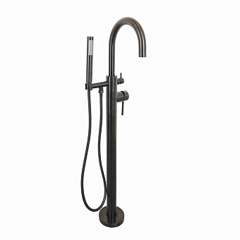 Смеситель для ванны Paini Cox 78PZ136LM чёрный брашированный